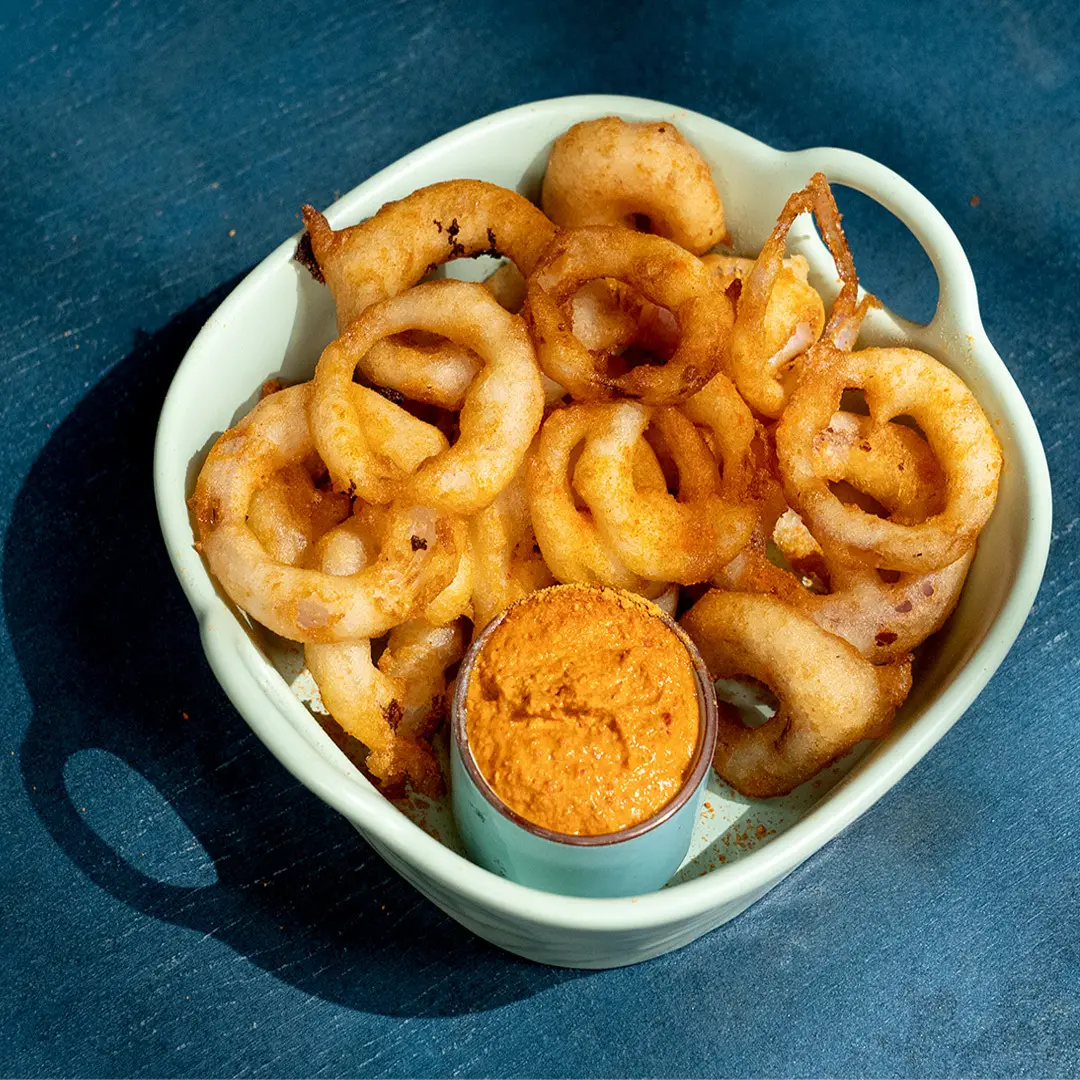 Dosa Battered Onion Rings