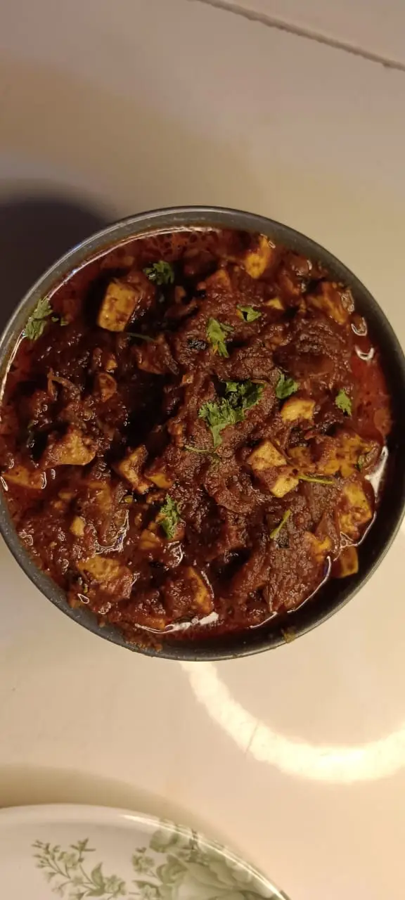 A cook's photo of Dhaba Style Paneer Curry