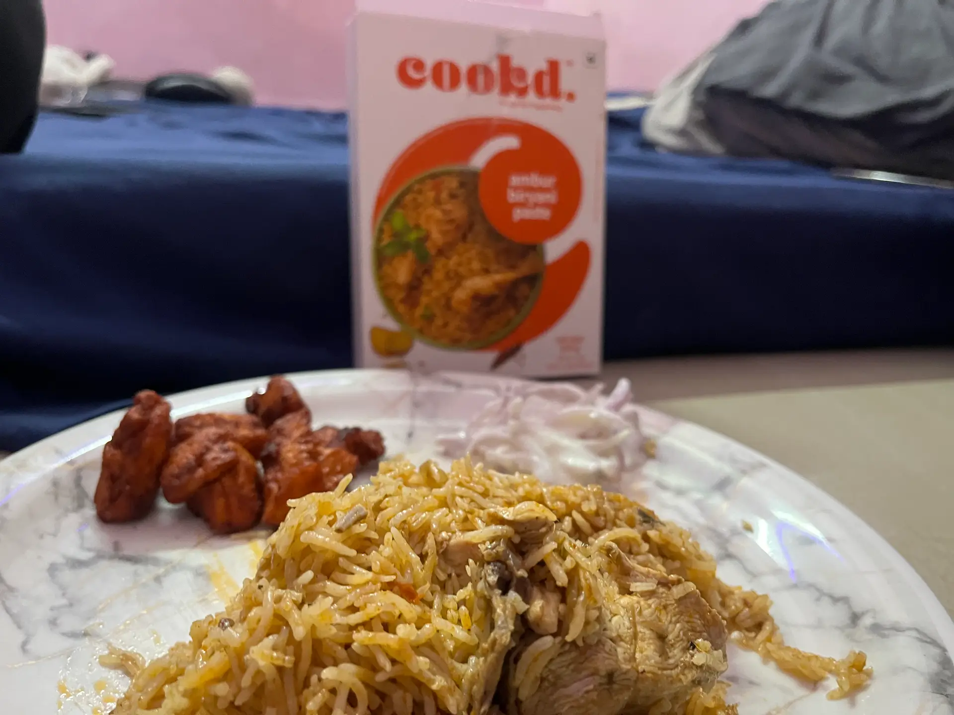 A cook's photo of Cookd Ambur Chicken Biryani
