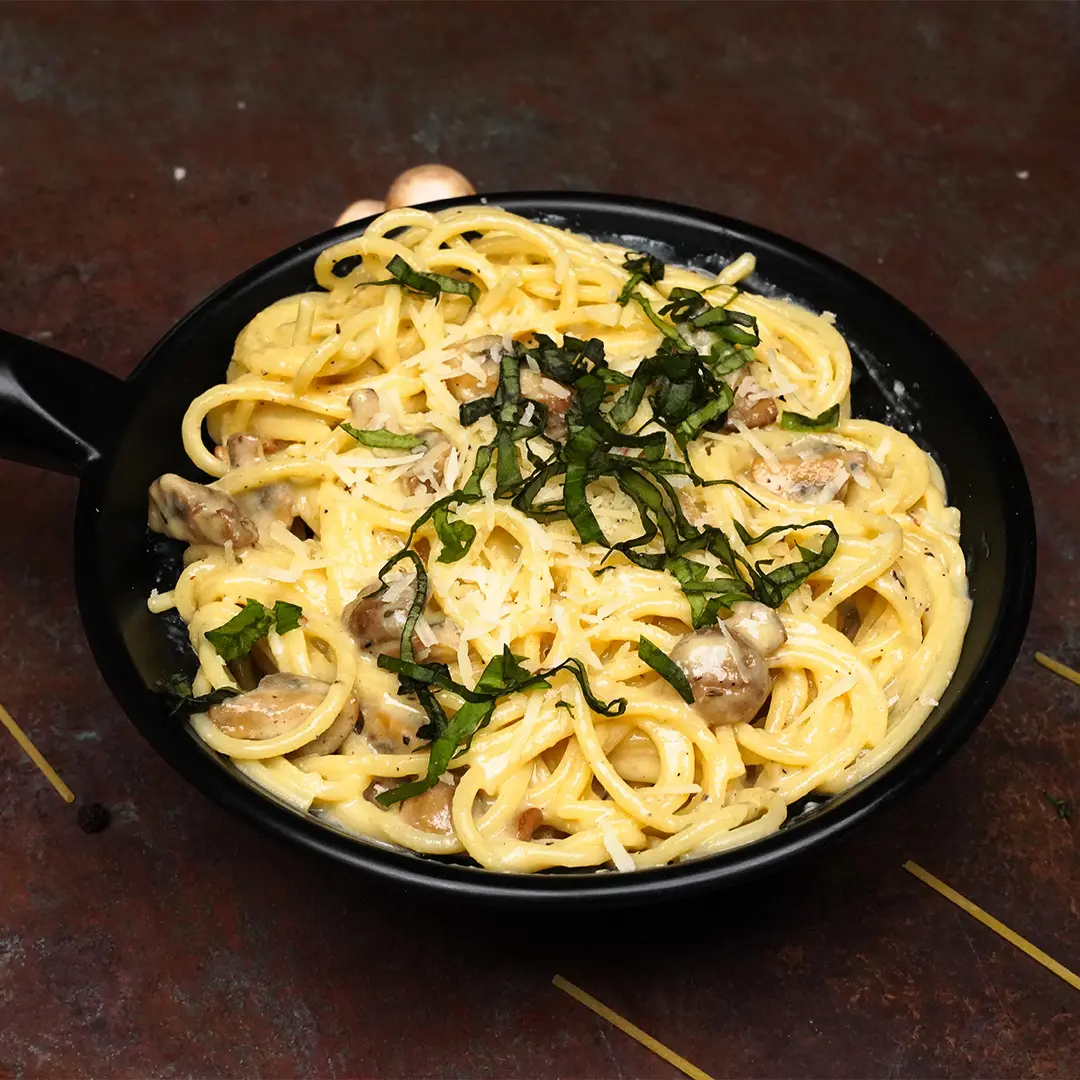 Mushroom Carbonara
