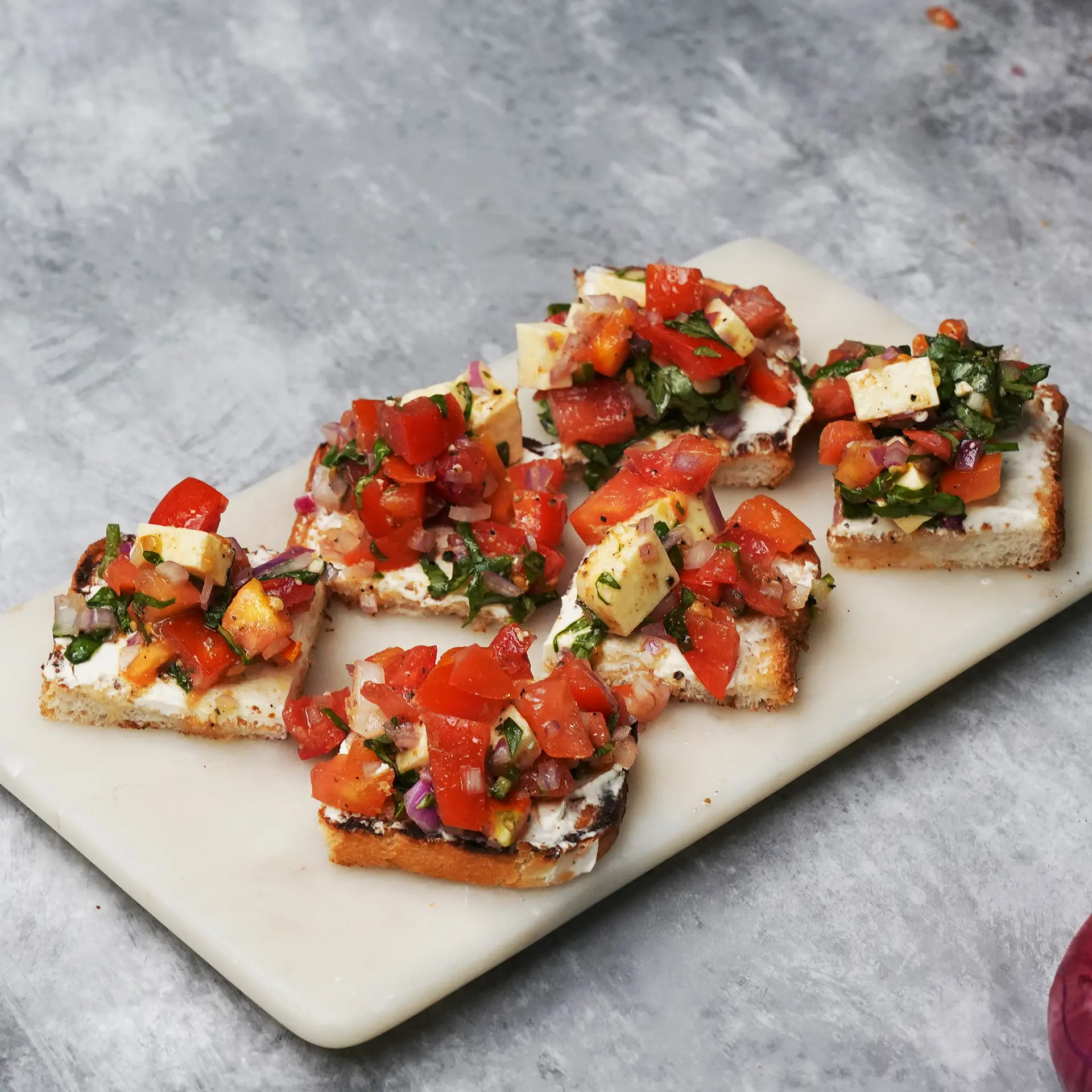 Indian Bruschetta