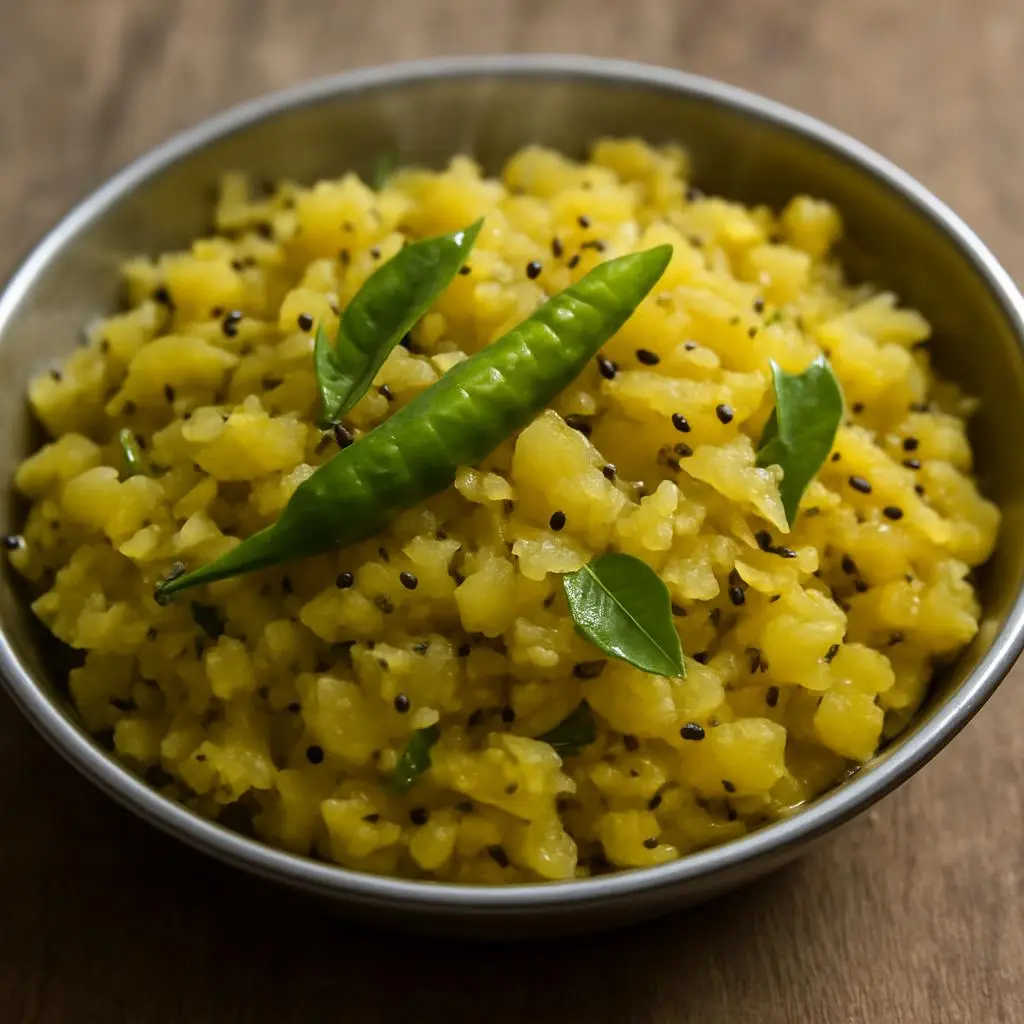 Raw Papaya Poriyal
