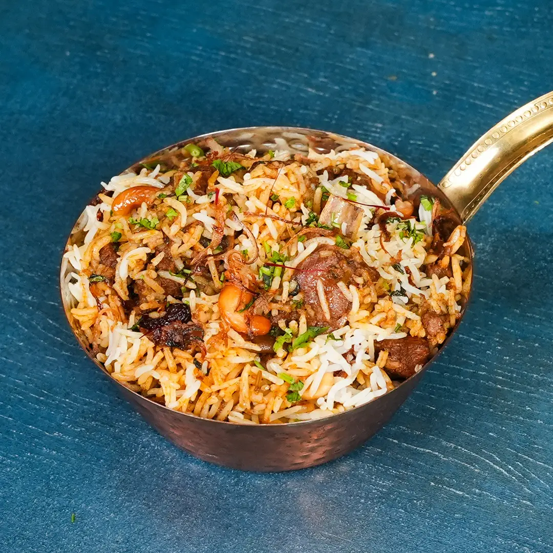 Cookd Hyderabadi Mutton Biryani (open pot)