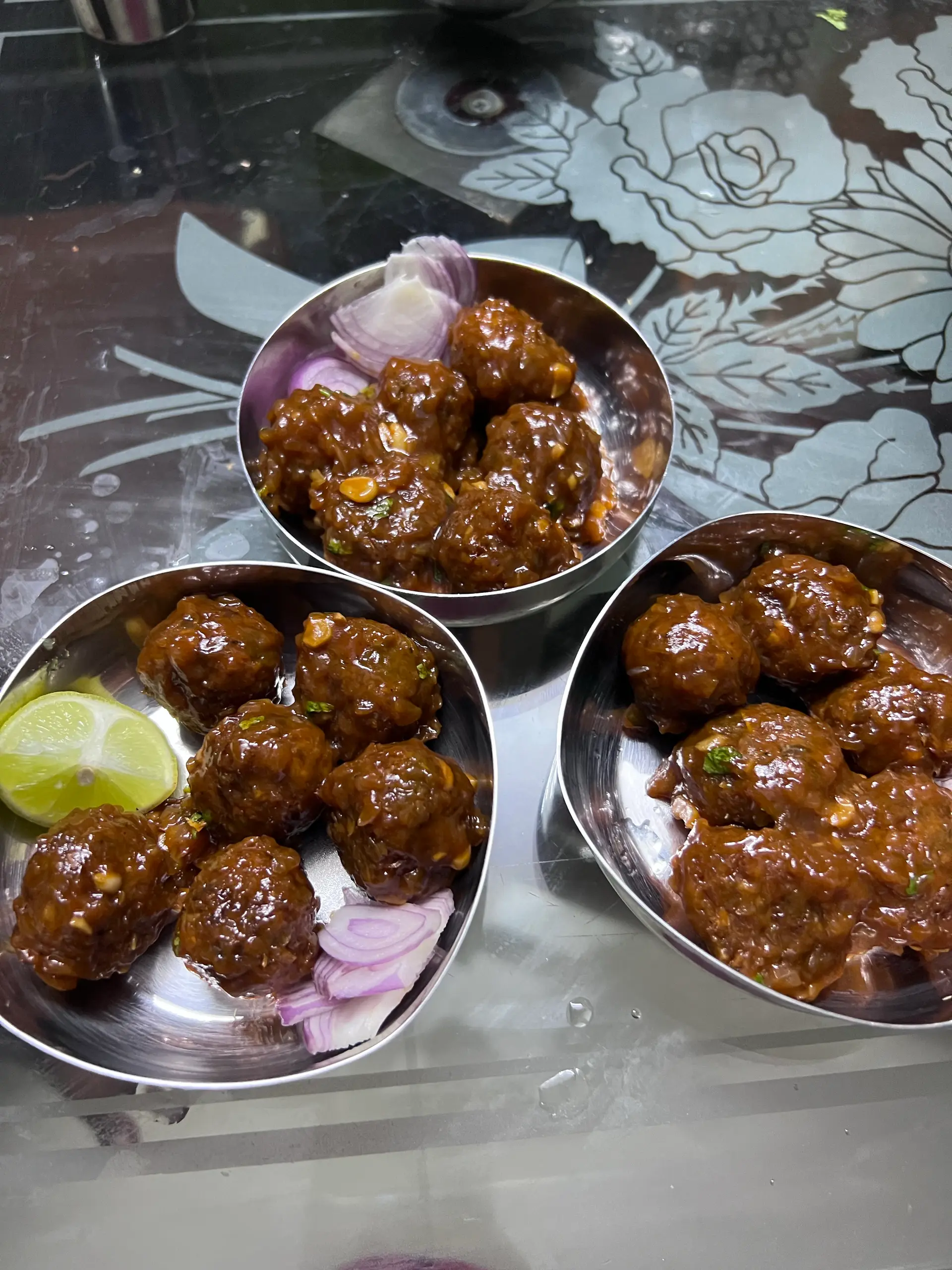A cook's photo of Vegetable Manchurian