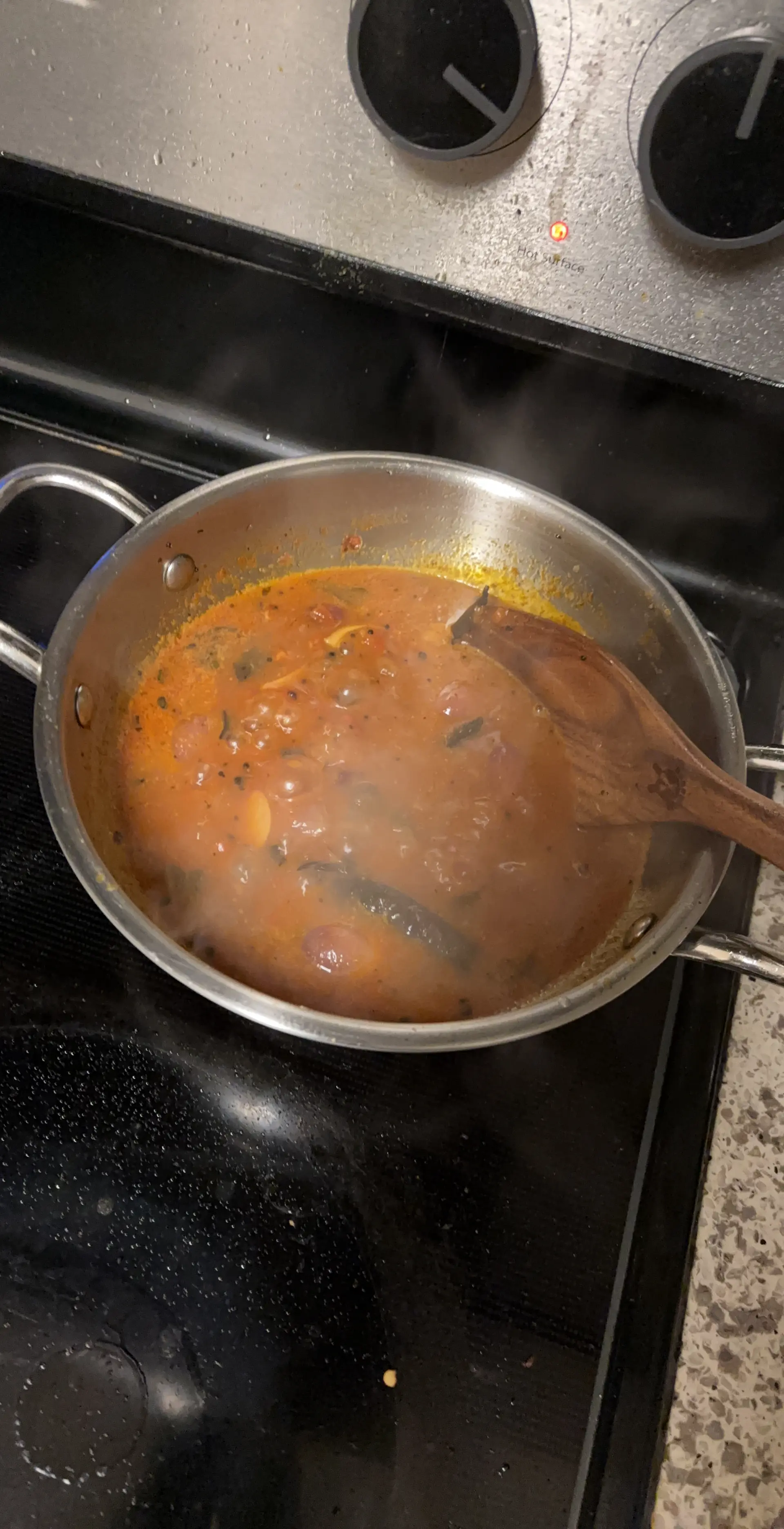 A cook's photo of Chinna Vengaya Kaara Kuzhambu