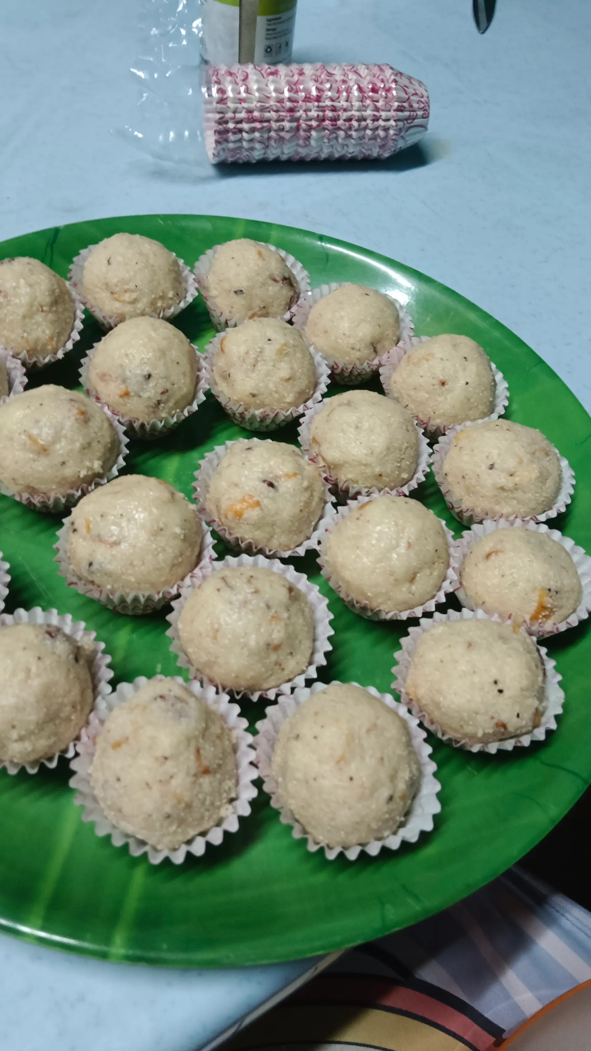 A cook's photo of Rava Laddoo