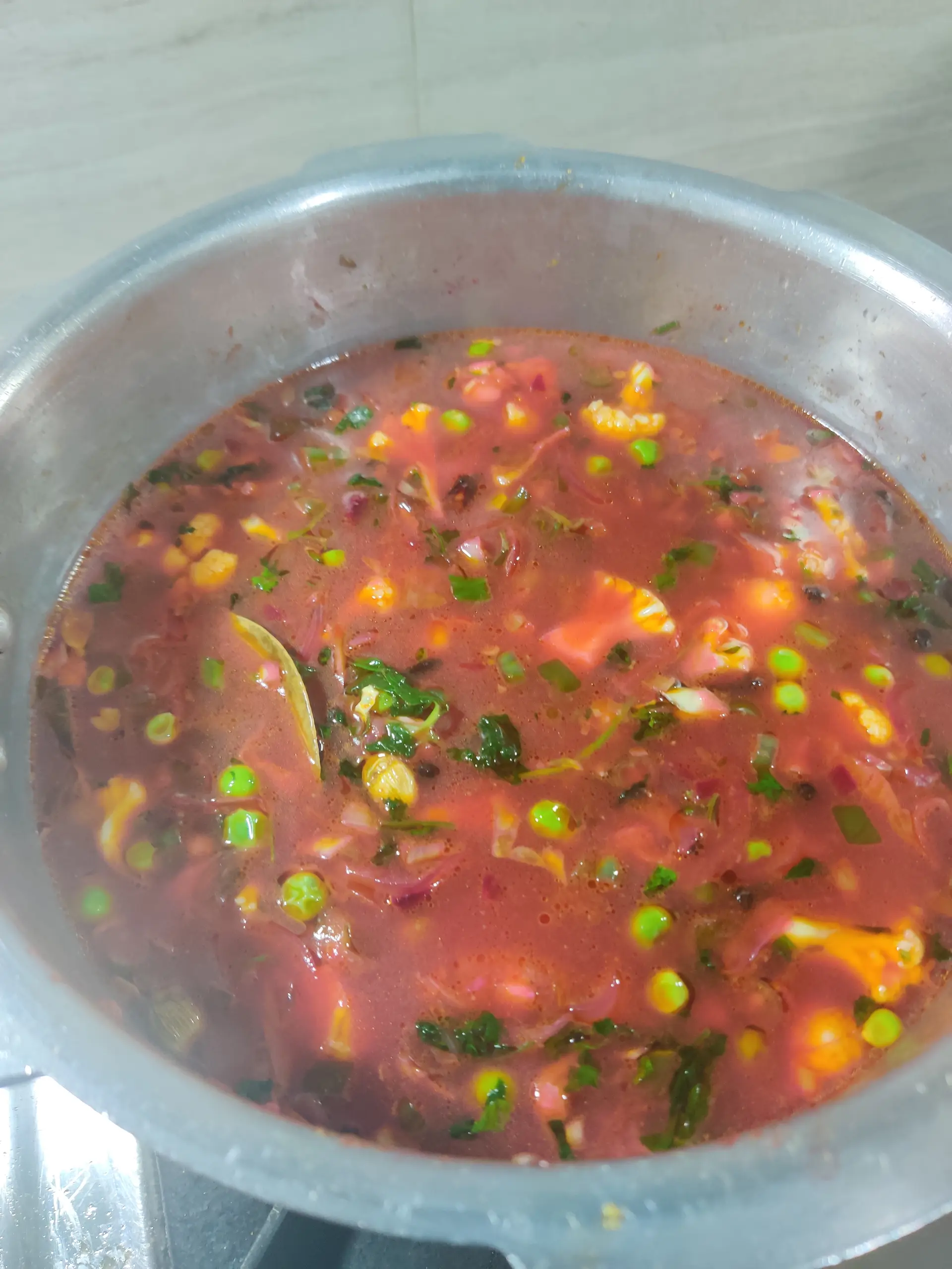 A cook's photo of Beetroot Pulao