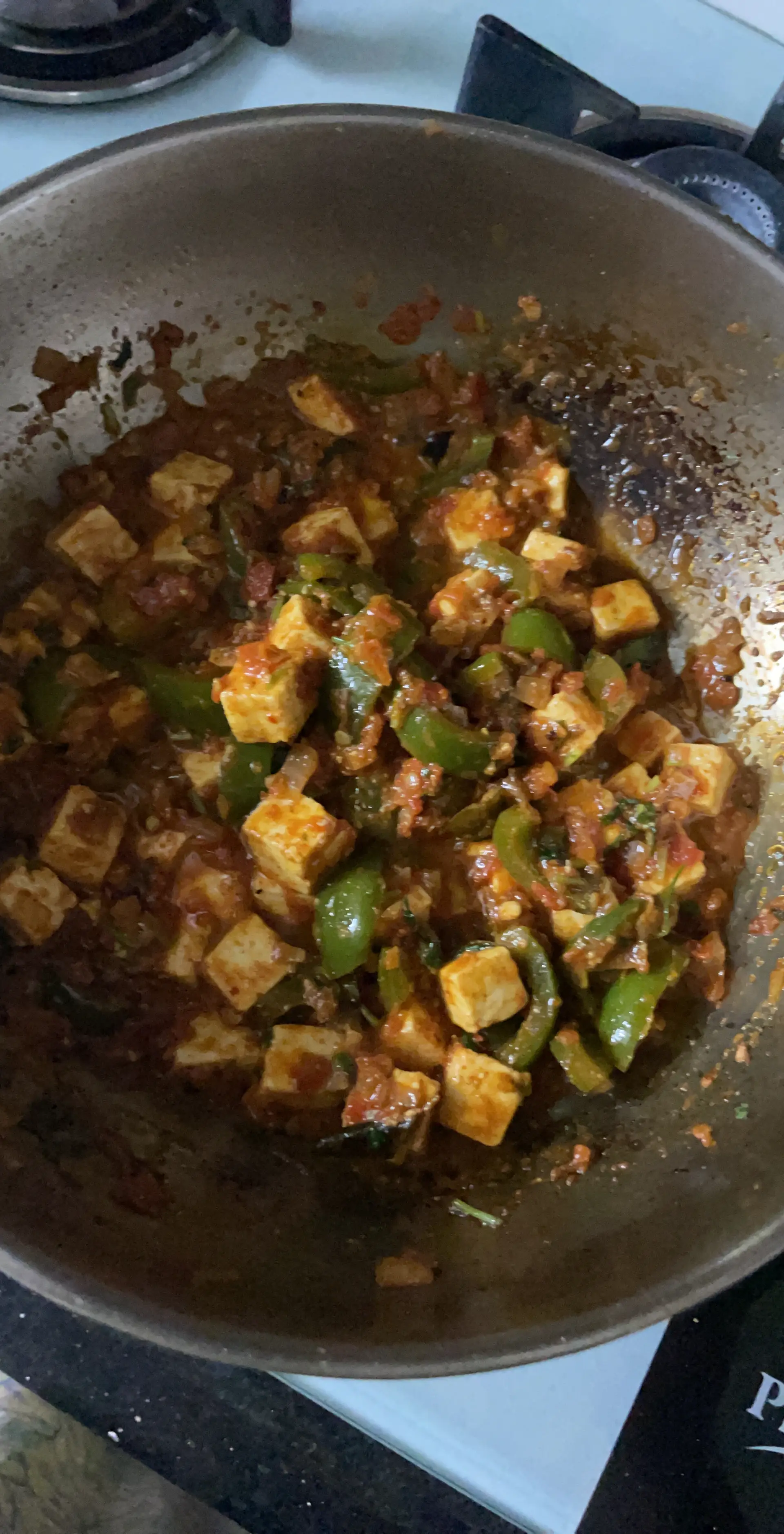 A cook's photo of Tawa Paneer