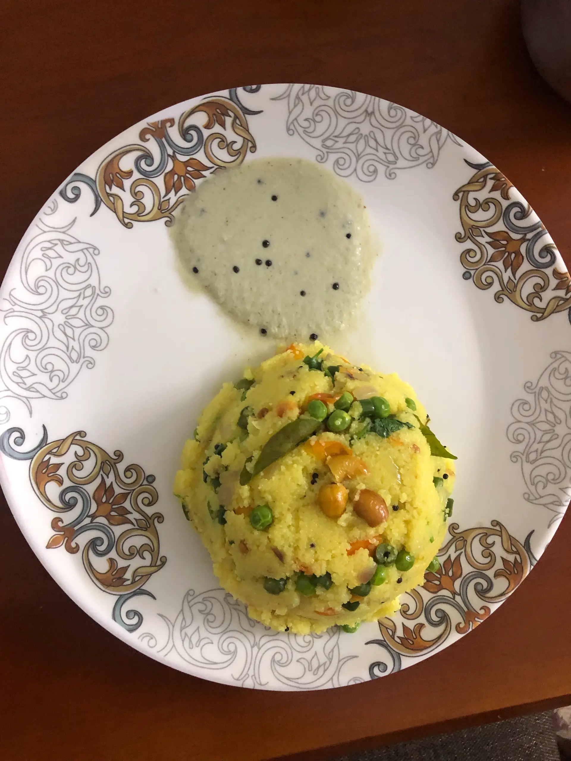 A cook's photo of Rava Kichadi
