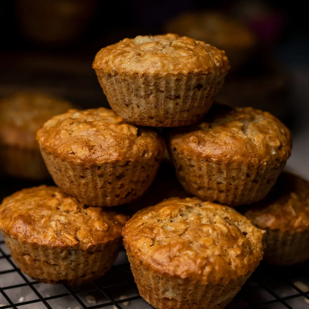 Banana Oatmeal Muffins