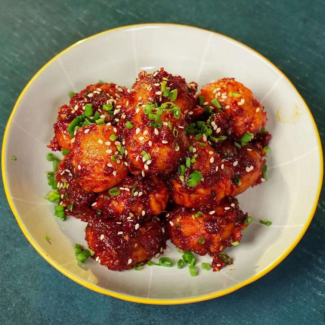 Korean Stir Fried Rice Balls