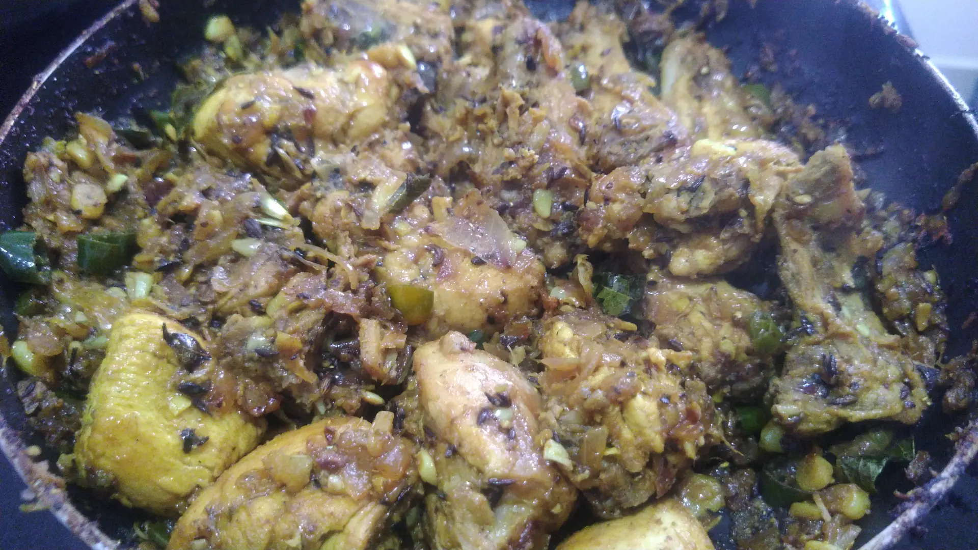 A cook's photo of Andhra Pepper Chicken