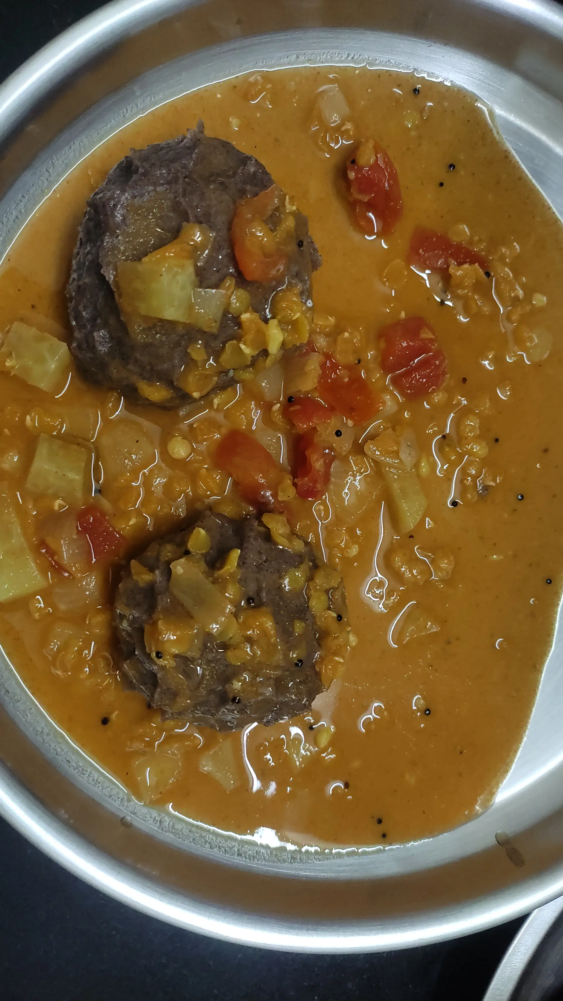 A cook's photo of Ragi Kali