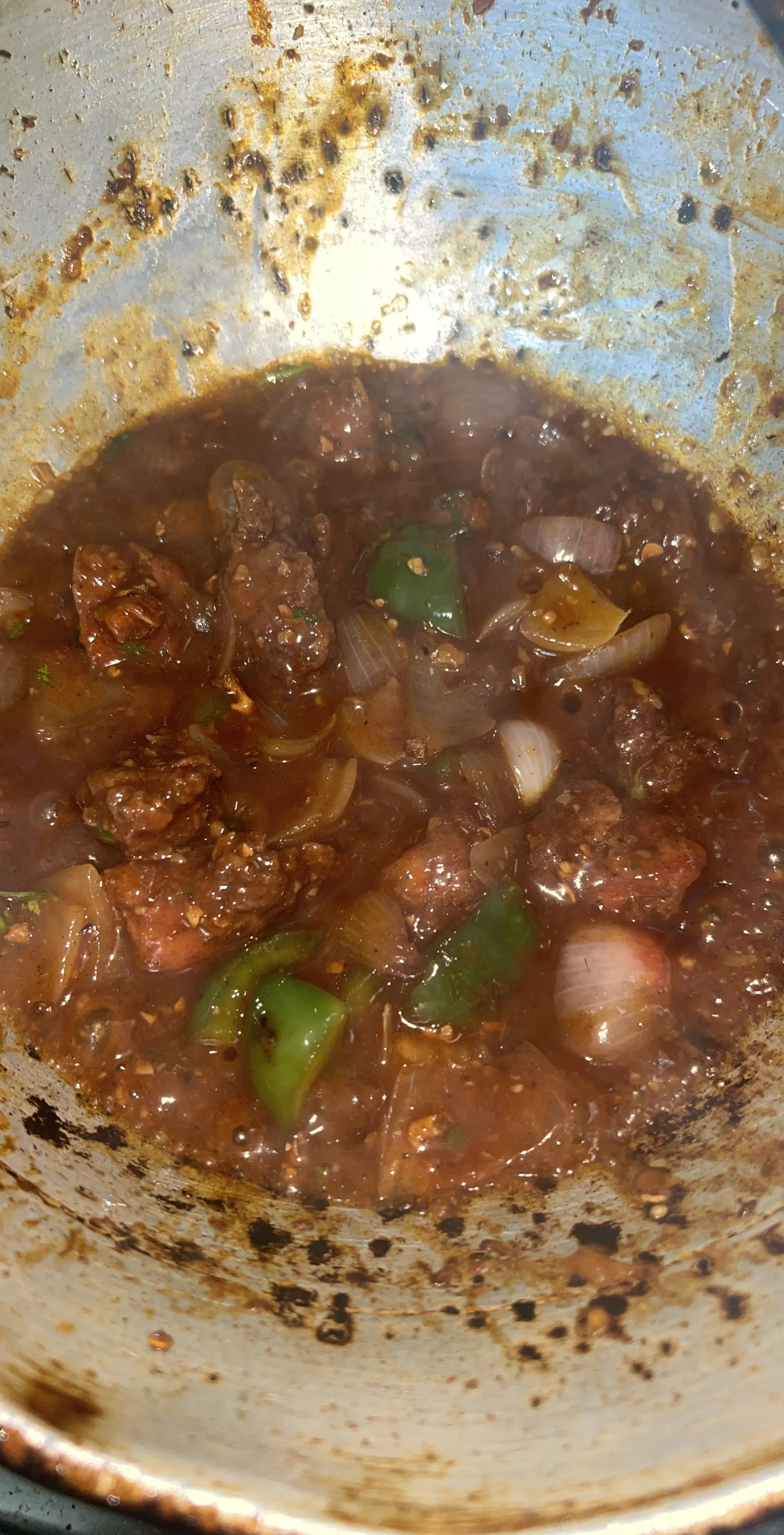A cook's photo of Chilli Chicken