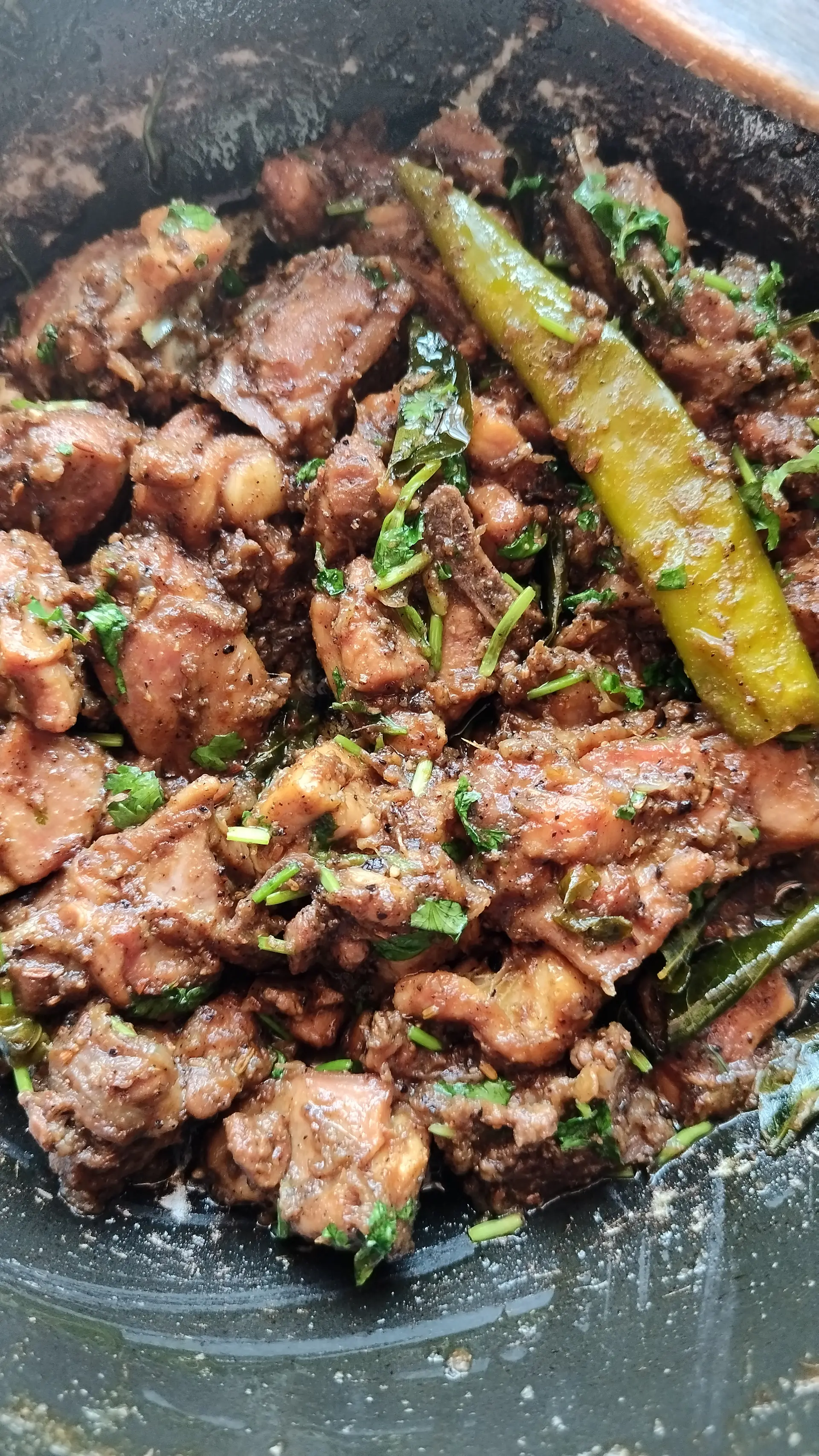 A cook's photo of Pepper Chicken Peratal