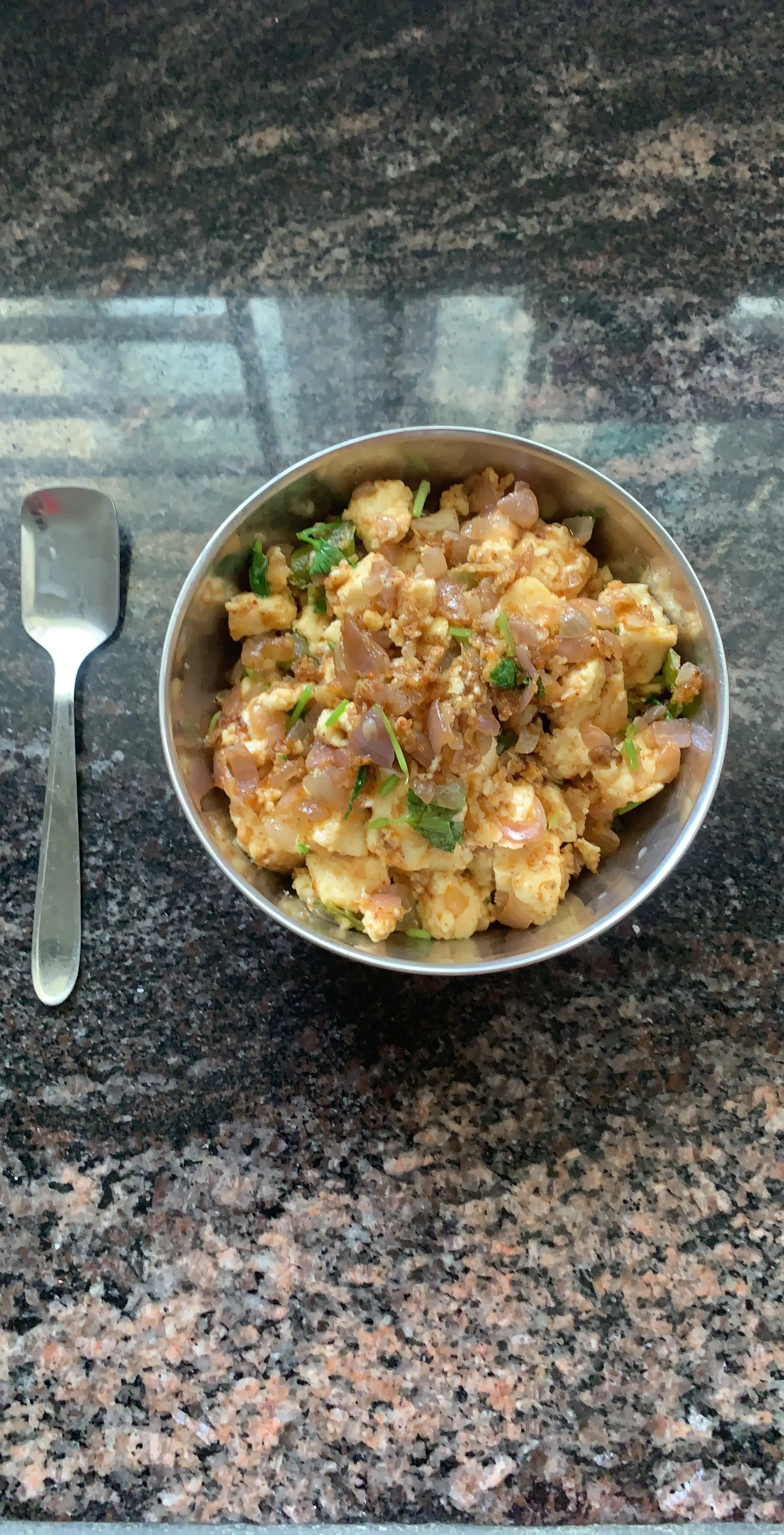 A cook's photo of Moongphali Paneer
