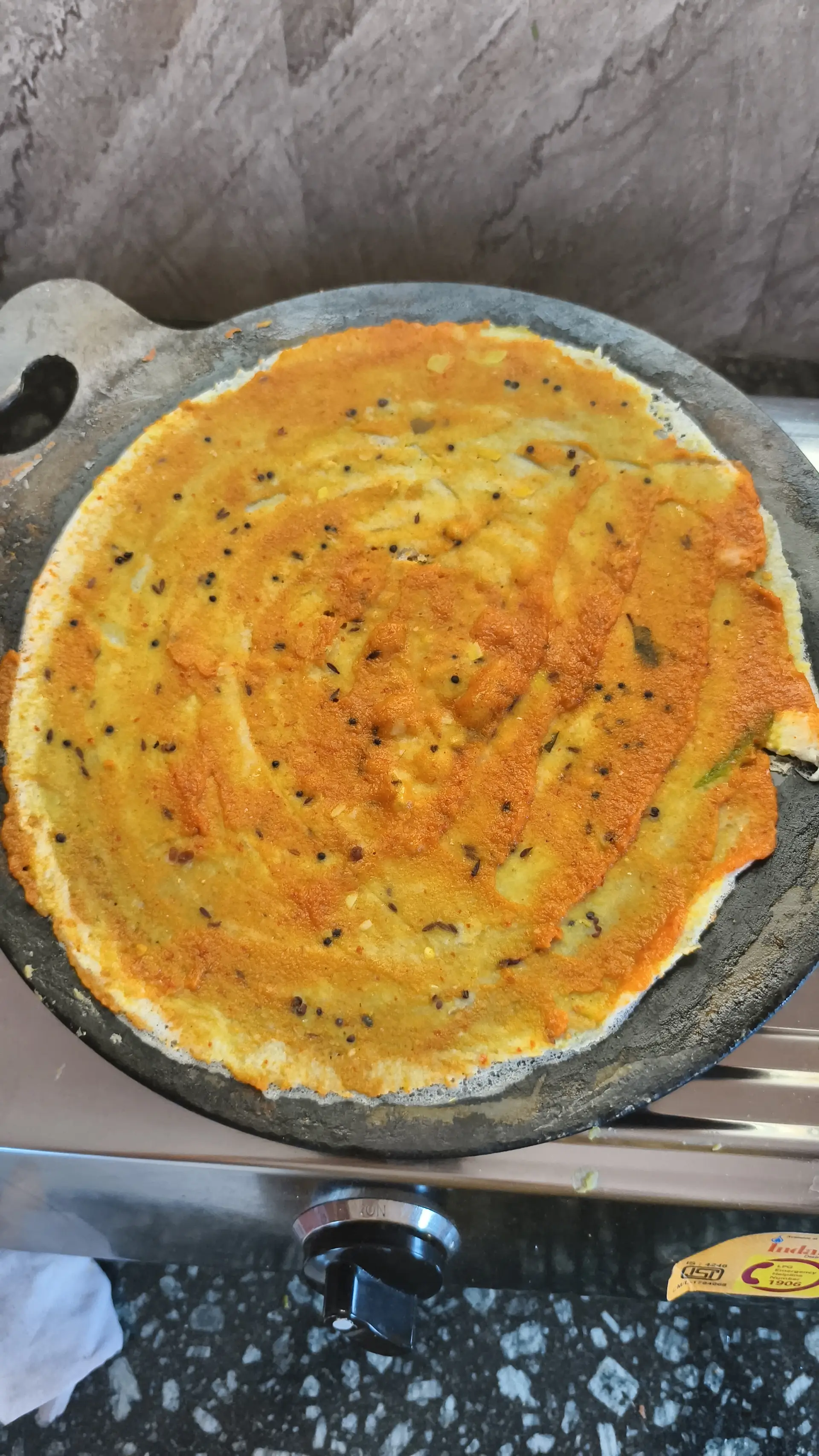 A cook's photo of Kadapa Karam Dosa