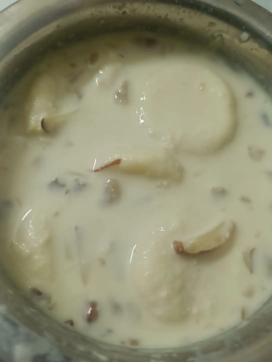 A cook's photo of Rasmalai