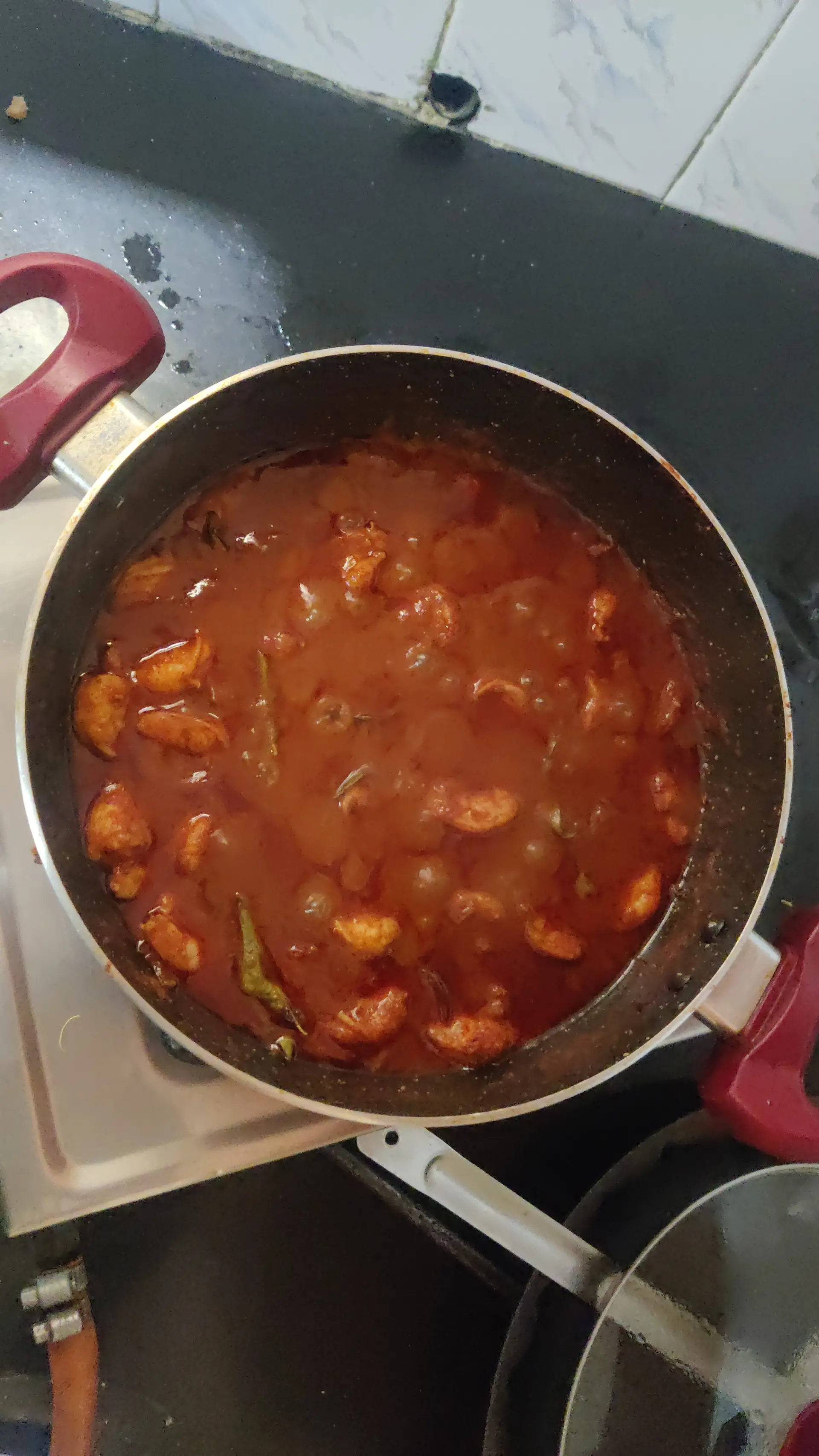 A cook's photo of Prawn Ghee Roast