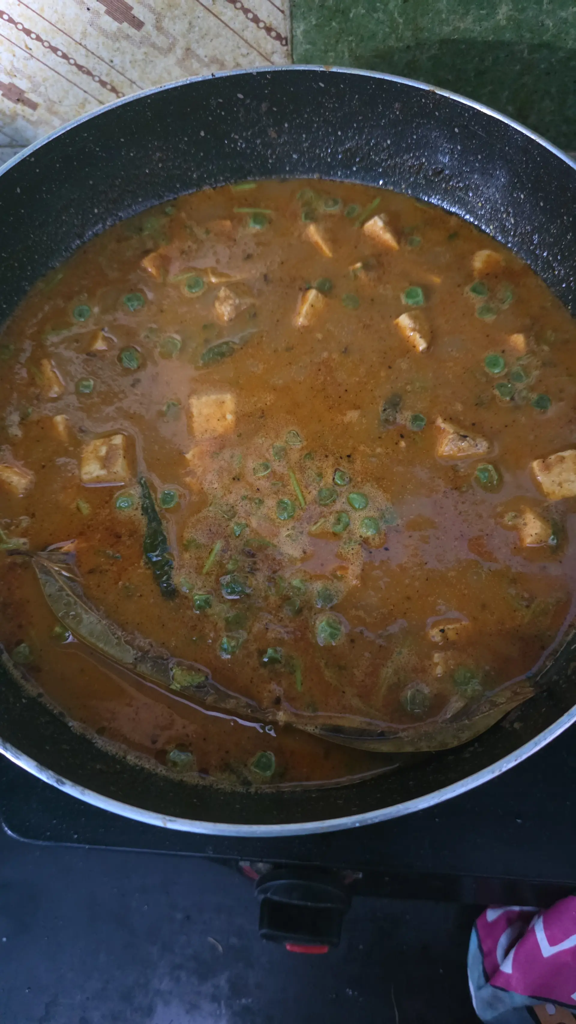 A cook's photo of Matar Paneer Gravy