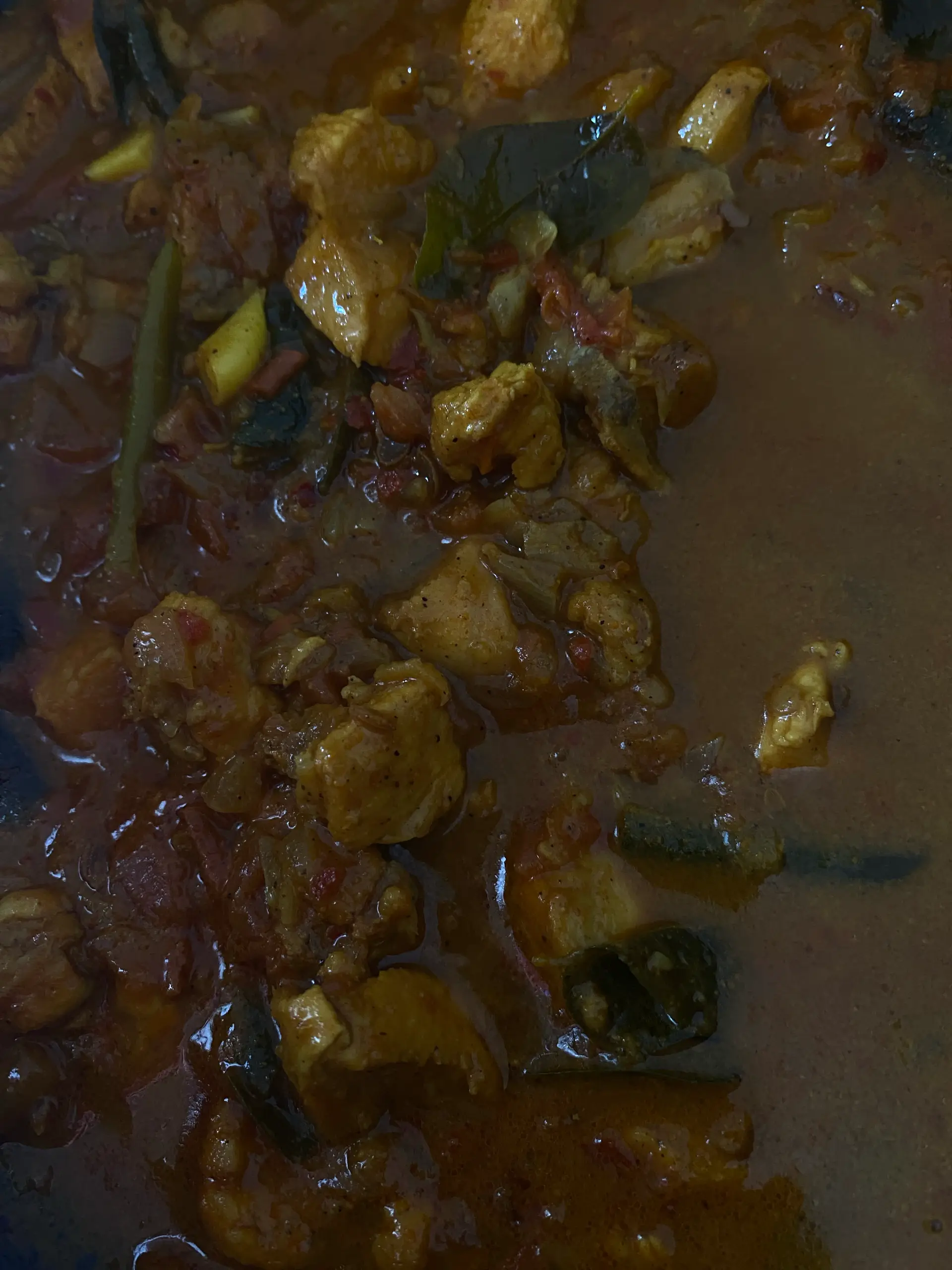 A cook's photo of Cookd Chicken Chukka Kuzhambu