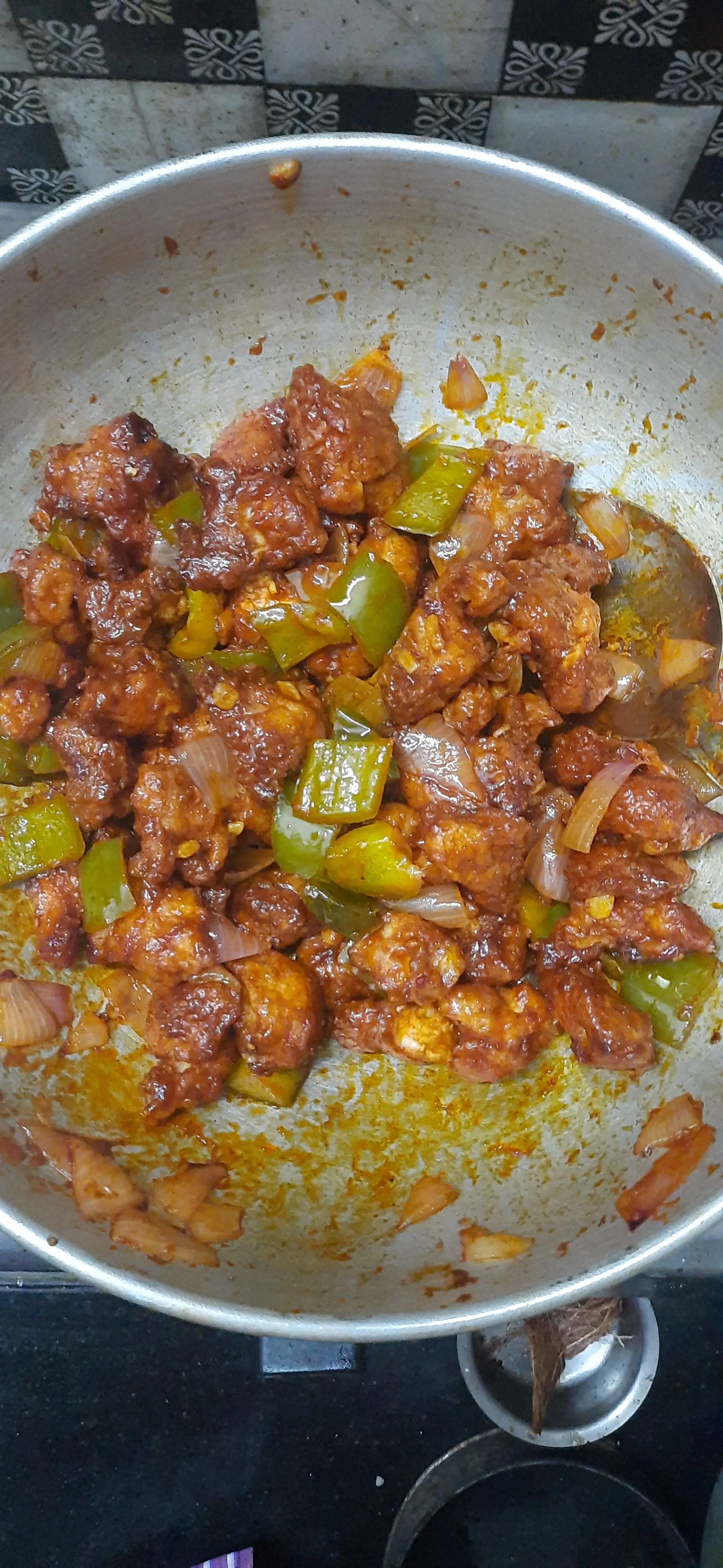 A cook's photo of Chilli Chicken
