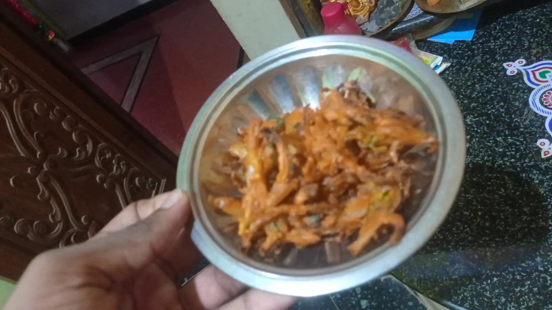 A cook's photo of Onion Pakoda