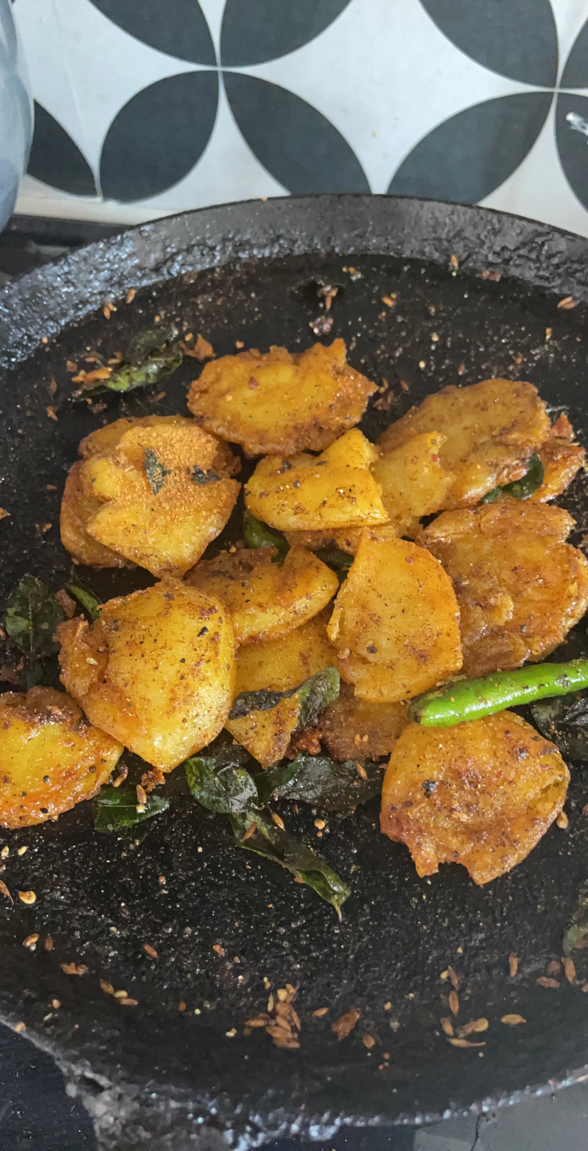 A cook's photo of Sindhi Aloo Tuk